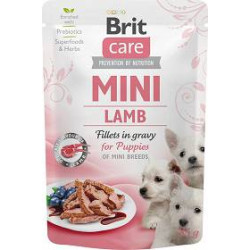 Cibo umido brit care mini lamb con agnello per cuccioli 85gr