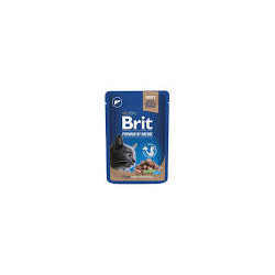 Cibo umido brit premium fegato tascabile sterilizzato per gatti 100gr