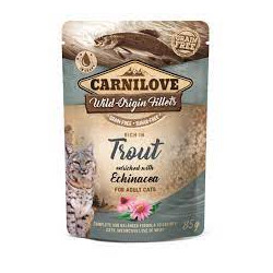 Cibo umido carnilove filetto di carne per gatti origine selvatica