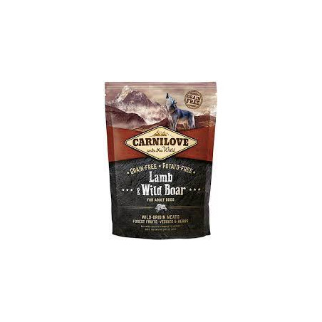 Cibo secco carnilove agnello e cinghiale per cani adulti 4kg