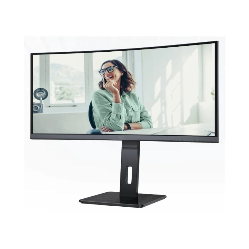 Monitor led 34'' aoc cu34p3cv ultrawide quad hd 3440x1440p