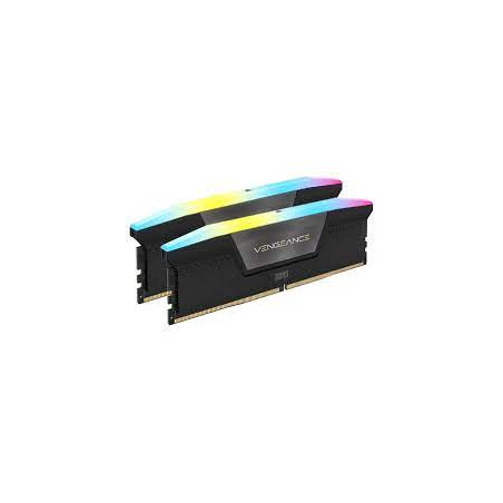 Ram dimm ddr5 32gb corsair vengeance rgb 2x16gb/6400mhz/cl36/nero