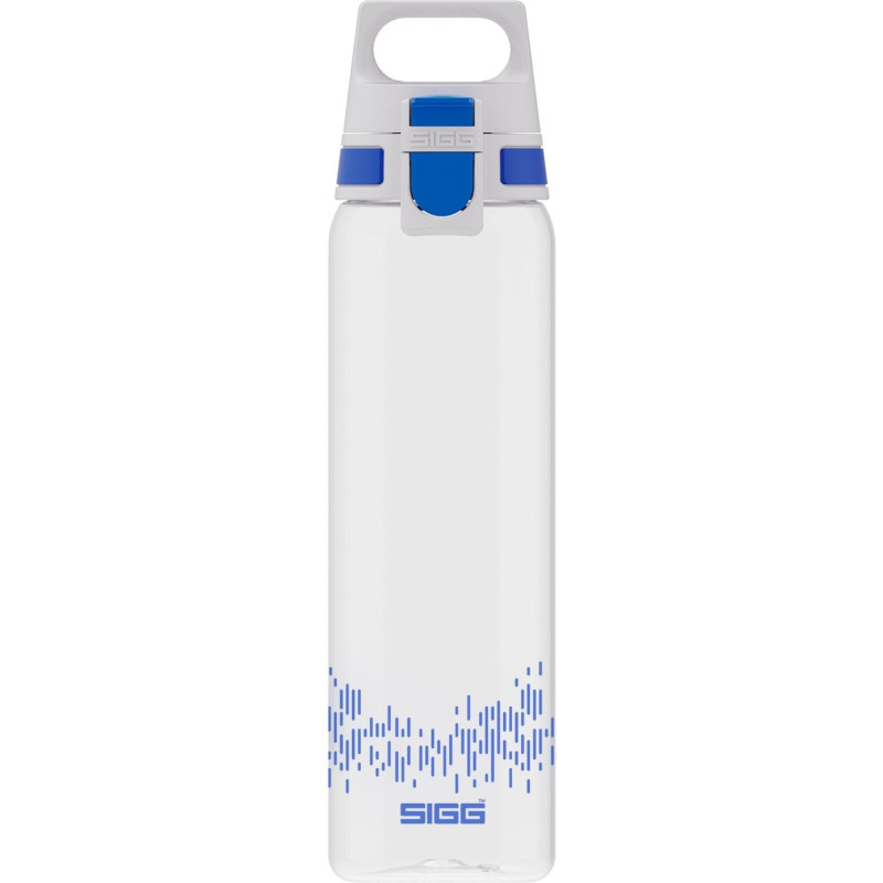 Borraccia sigg total clear one myplanet 0.75l trasparente/blu scuro