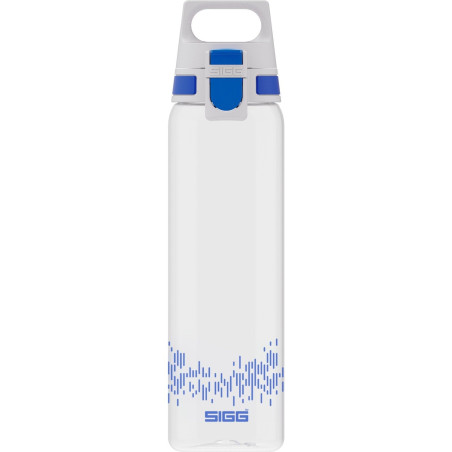Borraccia sigg total clear one myplanet 0.75l trasparente/blu scuro