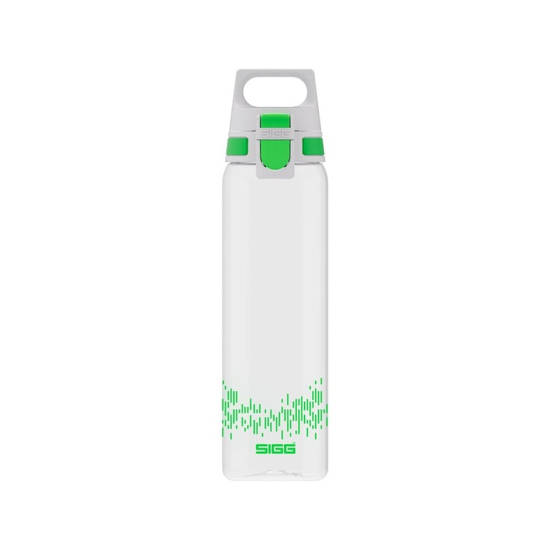 Borraccia sigg total clear one myplanet 0.75l trasparente/verde chiaro