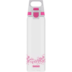 Borraccia sigg total clear one myplanet 0.75l trasparente/rosa [8950.90]