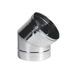 Gomito inox maral settori 45 gradi 8 [maral]