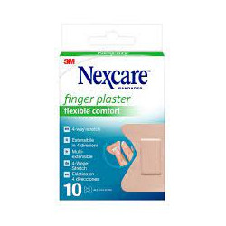 Cerotti per dita nexcare 10pz marrone chiaro [7100227238]