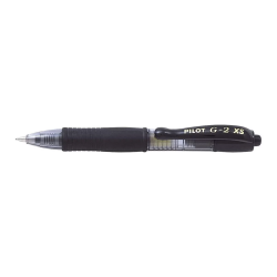 Penna sfera a scatto pilot g-2 xs 0.4 mm nero [001410]