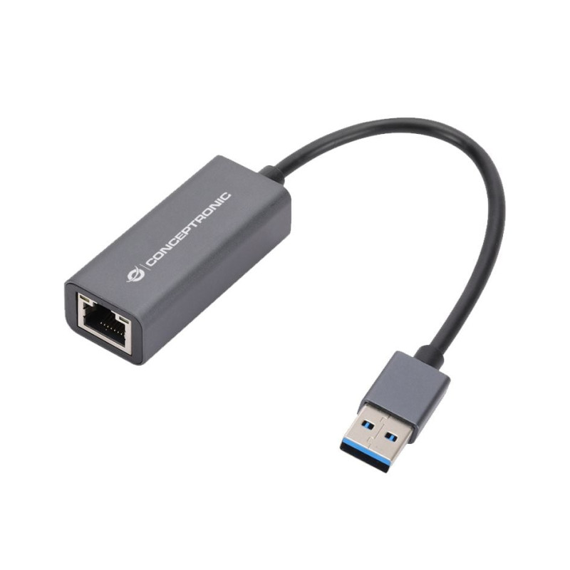 Adattatore di rete conceptronic gigabit usb 3.0 nero [abby08g]
