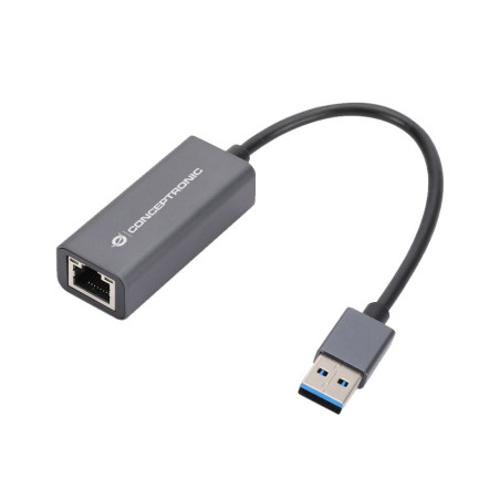 Adattatore di rete conceptronic gigabit usb 3.0 nero [abby08g]