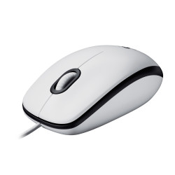 Mouse logitech m100 usb tipo a bianco [910-006764]