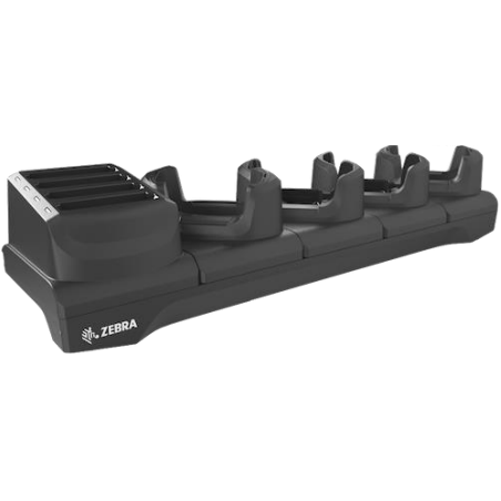 Base di ricarica zebra per tc73/tc78 4 slot nero [crd-ngtc7-5sc4b]