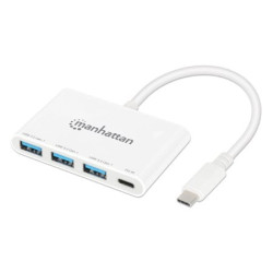 Adattatore multiporta manhattan multiporta usb-a usb-c con