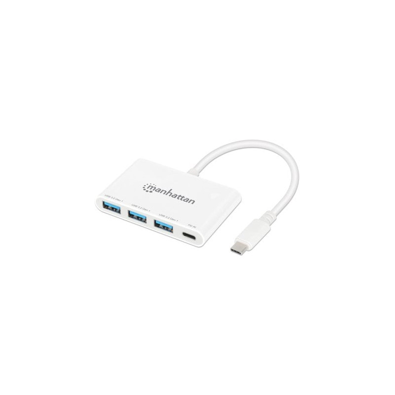 Adattatore multiporta manhattan multiporta usb-a usb-c con