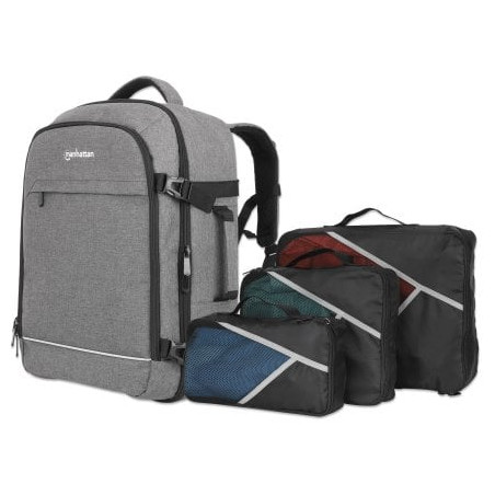 Zaino manhattan per notebook 17.3'' 40l grigio [440370]