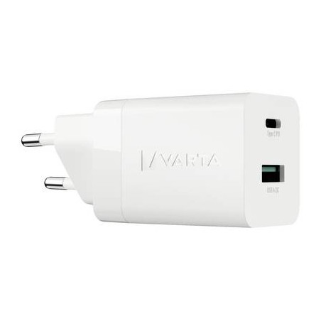 Alimentatore da rete varta speed charger 1x usb-c 1x usb-a-qc