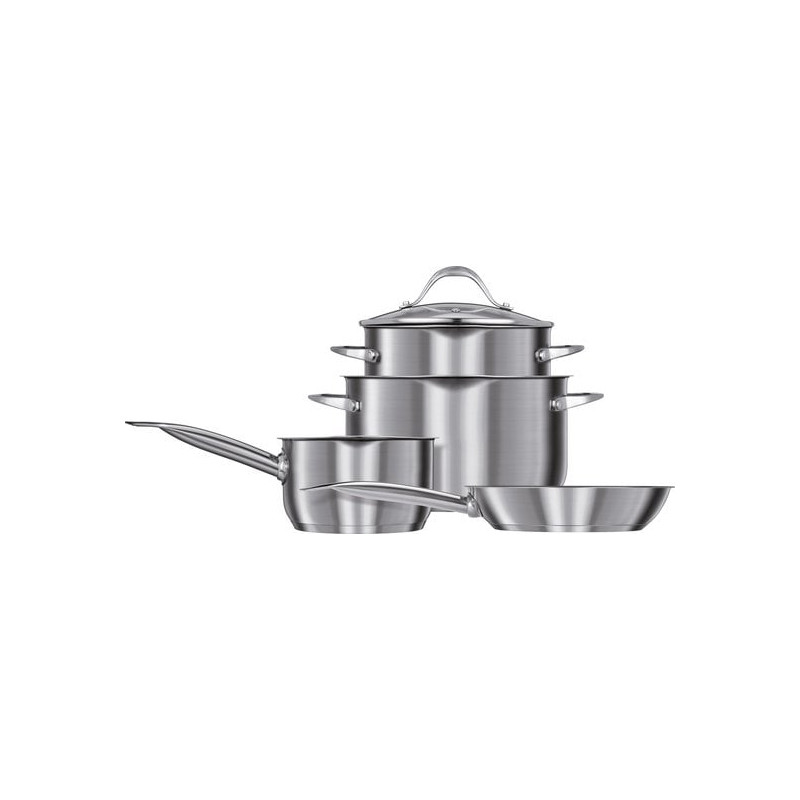 Set di pentole smile mgk-20 7pz acciaio inossidabile [5903151011596]