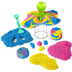 Set da gioco spinmaster kinetic sand sabbia cinetica multicolore
