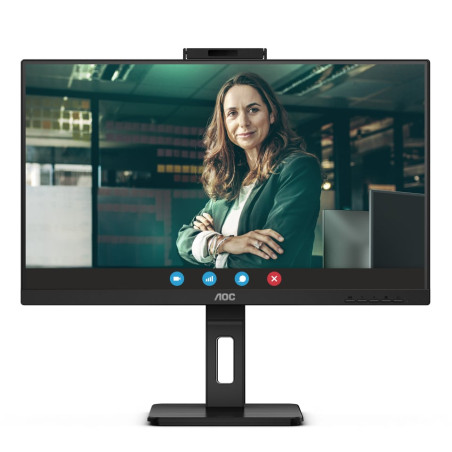 Monitor led 24" aoc 24p3cw full hd 1920x1080p 4ms classe e nero
