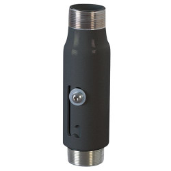 Colonna di estensione chief regolabile in metallo nero [chcms006009]