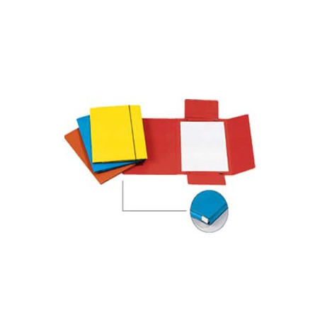 Cartellina in cartone con elastico cartotecnica del garda 32pl 25x34cm