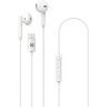 Auricolari celly stereo wired earphones usb-c bianco [up1100typecwh]