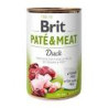 Cibo umido brit pate' e carne con anatra per cani adulti 400gr