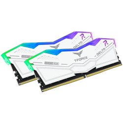 Ram dimm ddr5 32gb team group 34cl/288pin/6000mhz rgb bianco [ff4d532g7200hc34adc0]