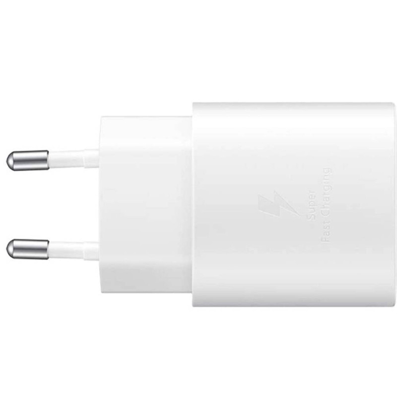 Alimentatore da rete samsung travel adapter 25w usb-c bulk bianco