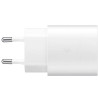 Alimentatore da rete samsung travel adapter 25w usb-c bulk bianco