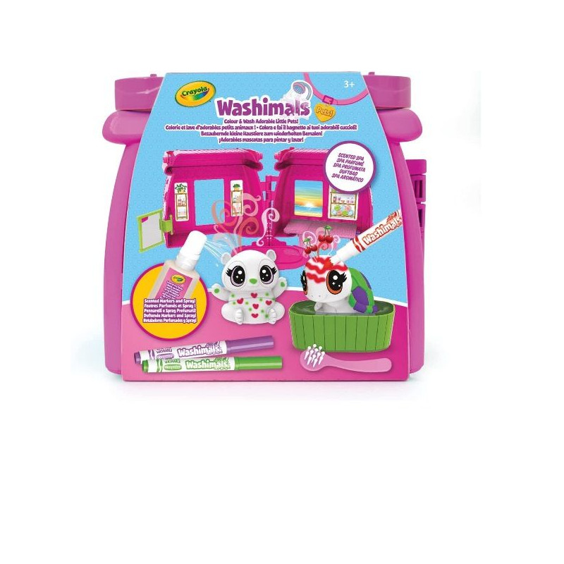 Set da gioco crayola washimals pets spa perfumado [74-7475]