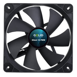 Ventola 140x140x25 gelid con controllo pwm intelligente 20db 1500