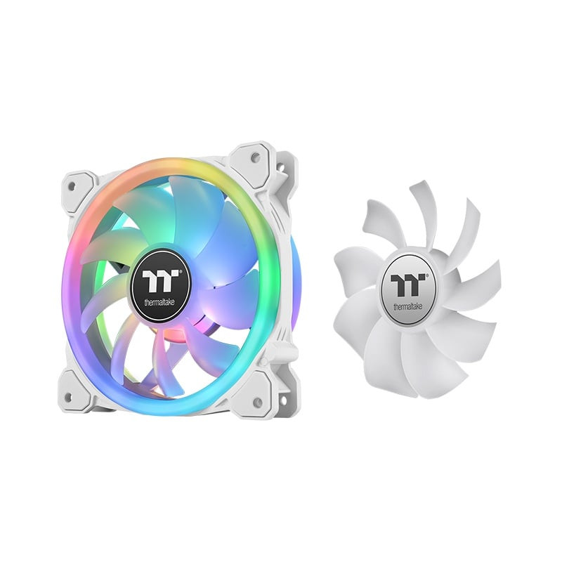 Thermaltake swafan 14 rgb radiator fan 3-pezzi bianco [cl-f146-pl14sw-a]