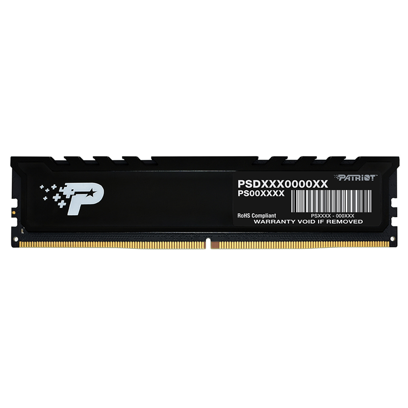 Ram dimm ddr5 16gb patriot signature premium 1x16gb 5600mhz nero