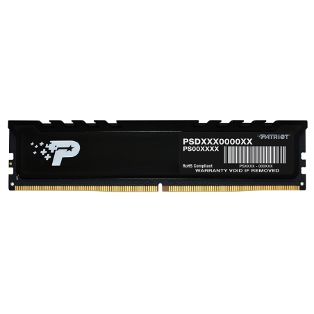 Ram dimm ddr5 16gb patriot signature premium 1x16gb 5600mhz nero