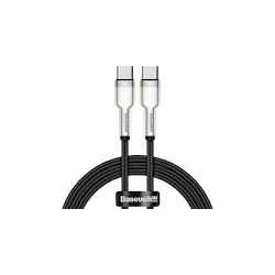Cavo usb baseus usb-c a usb-c baseus 100w 2m nero [catjk-d01]