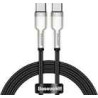 Cavo usb baseus usb-c a usb-c baseus 100w 2m nero [catjk-d01]