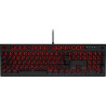Tastiera da gioco meccanica corsair k60 pro luce rossa nero