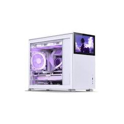 Case jonsbo d31 screen matx in vetro temperato bianco [d31 std white