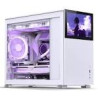 Case jonsbo d31 screen matx in vetro temperato bianco [d31 std white