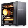 Case jonsbo d41 mesh atx in vetro temperato nero [d41 mesh black]