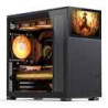 Case jonsbo d41 mesh screen atx in vetro temperato nero [d41 mesh