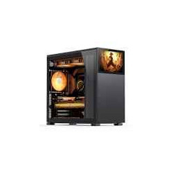 Case jonsbo d41 screen atx in vetro temperato nero [d41 std black