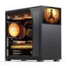 Case jonsbo d41 screen atx in vetro temperato nero [d41 std black