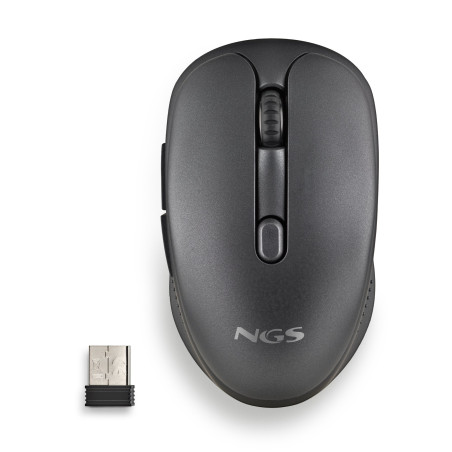 Mouse ngs evo rust wireless ottico rf per destrorsi 1600dpi nero