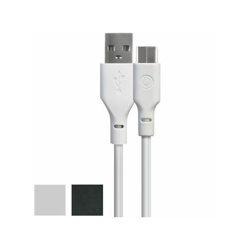 Cavo usb tiemme dati/carica per smartphone tipo-c usb-a 200cm