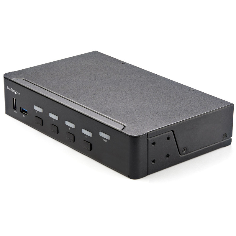 Switch kvm startech hub usb 3.0 a 4 porte hdmi 5gbps nero [sv431hu34k6]