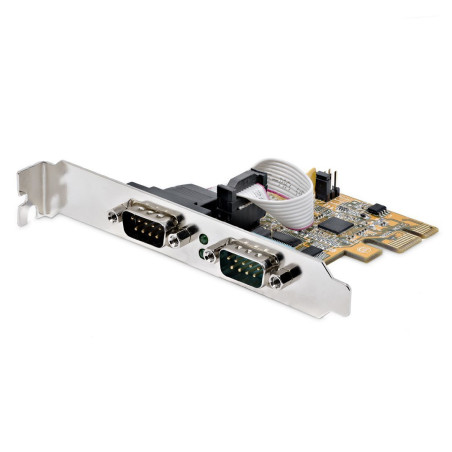 Scheda pci startech.com seriale rs232 db9 a 2 porte [21050-pc-serial-lp]