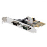 Scheda pci startech.com seriale rs232 db9 a 2 porte [21050-pc-serial-lp]